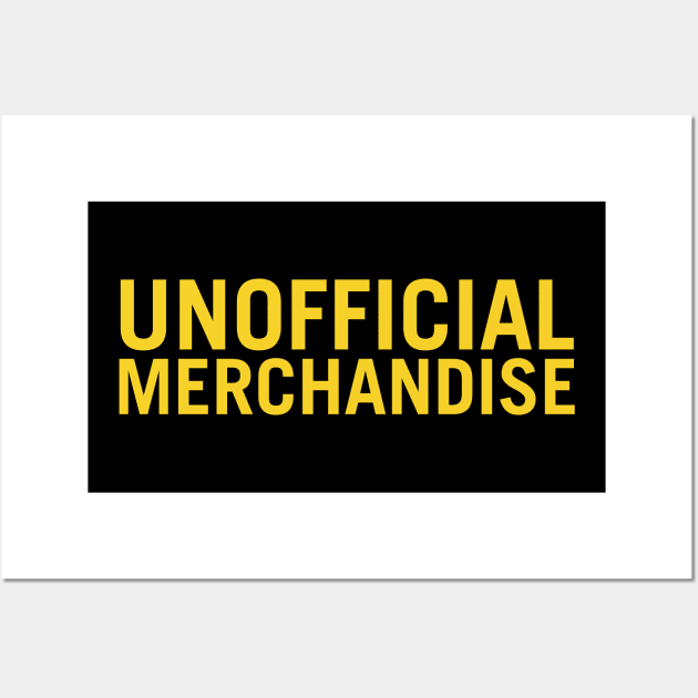 Unofficial Merchandise Yellow Wall Art by TheMoistureFarm